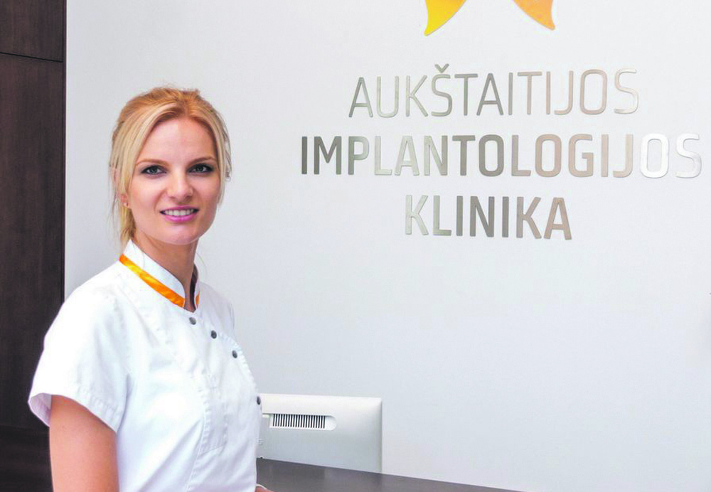 Jeigu darai, daryk gerai - tokiu principu savo gyvenime vadovaujasi Aukštaitijos implantologijos klinikos (AIK) įkūrėja ir vadovė Aistė Navikienė.