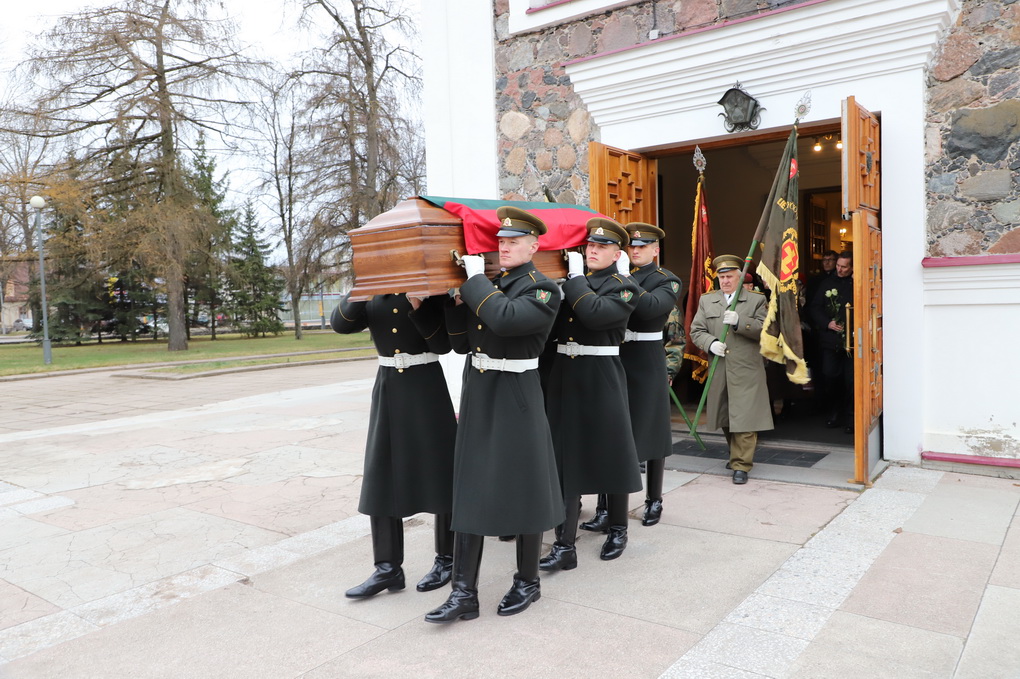 Šeštadienį Panevėžyje į paskutinę kelionę palydėtas Laisvės kovų dalyvis, Tauro apygardos partizanas Jonas Čeponis-Vaidevutis.