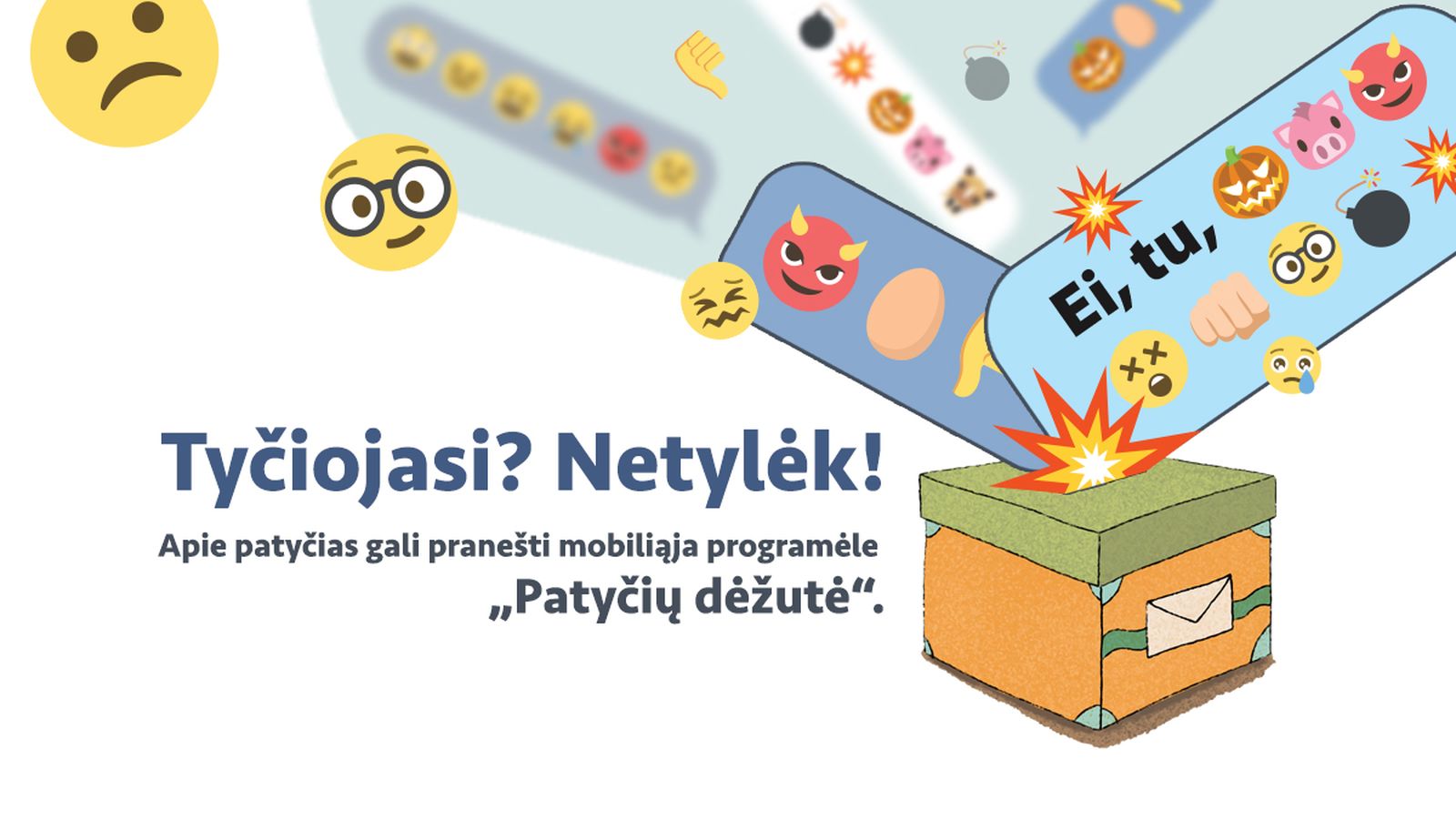 Panevėžio miesto savivaldybės administracija, Jaunimo reikalų taryba paskatino bendrojo lavinimo mokyklas diegti elektroninę pranešimų apie patyčias platformą „Patyčių dėžutė“.