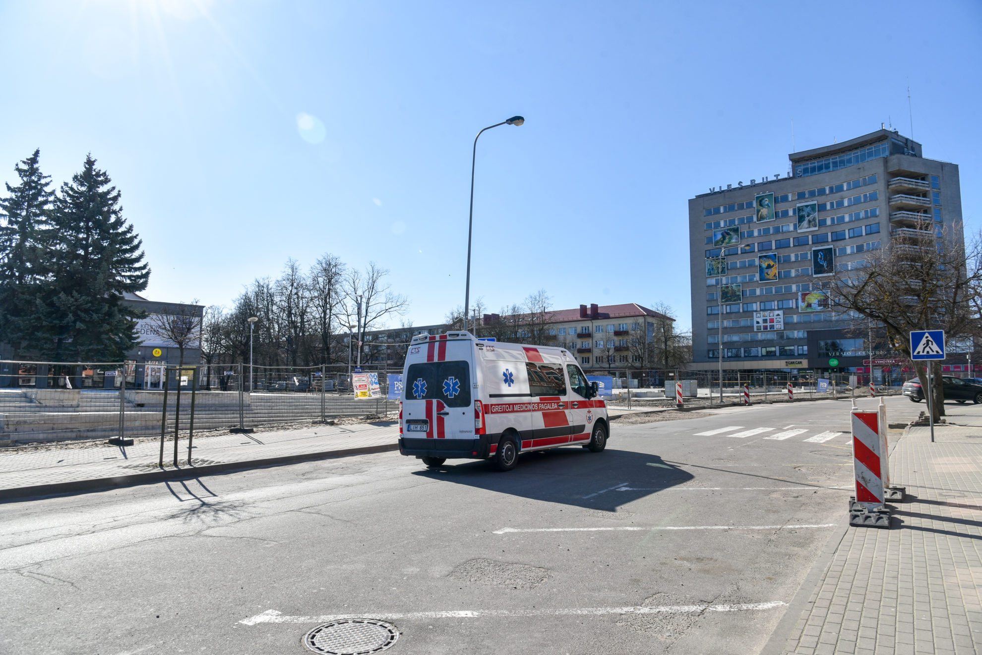 Panevėžio policija aiškinasi labai neįprasto incidento aplinkybes.