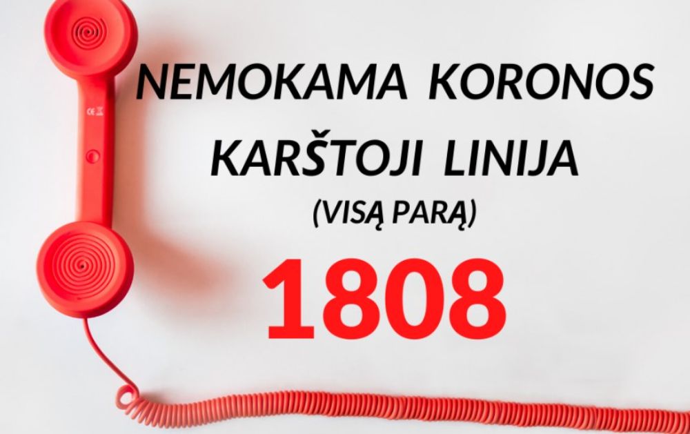 Skiepams nuo koronaviruso gegužę pradės registruoti Karštoji linija 1808, šiuo metu atliekanti registraciją tyrimams.