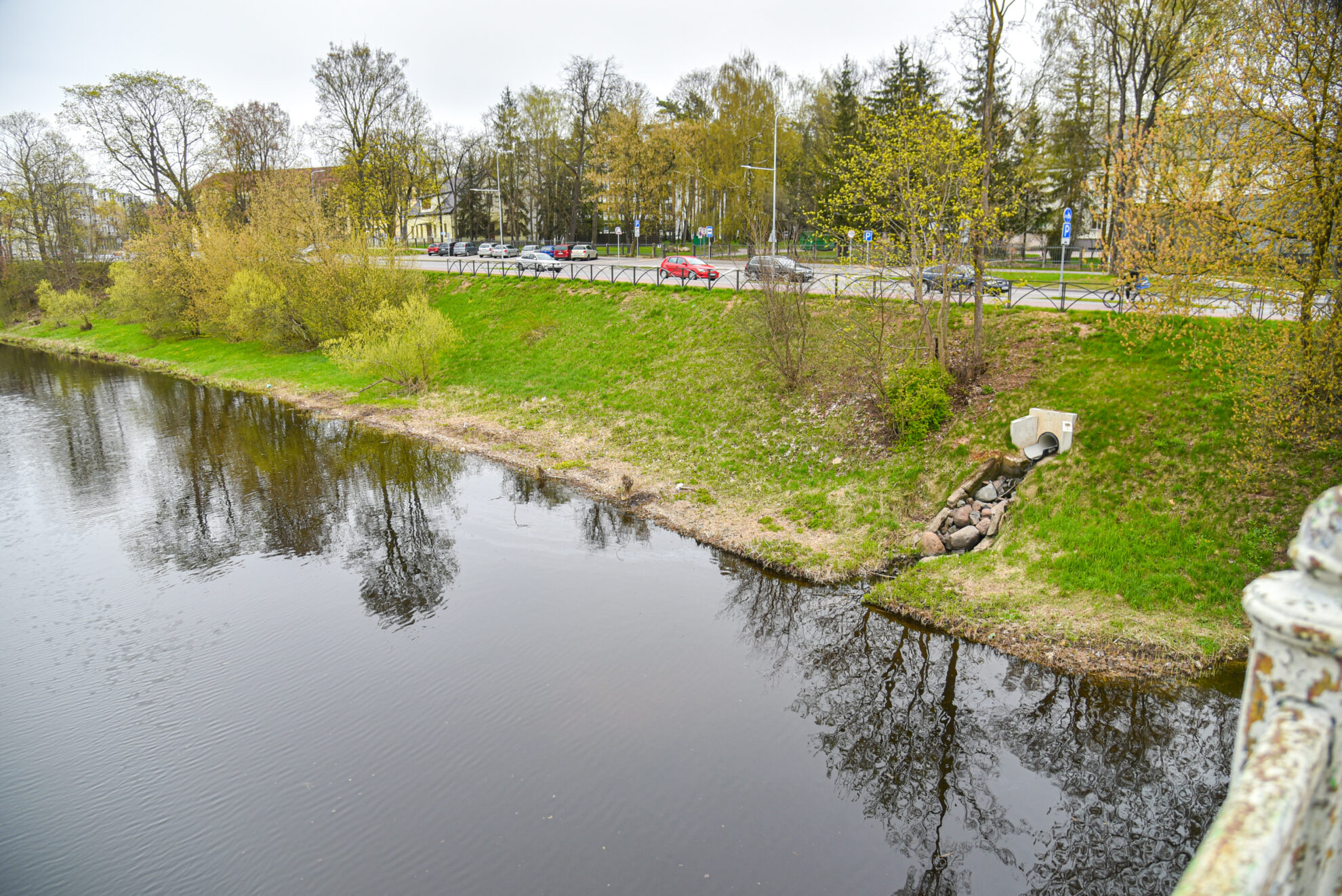 Visą savaitgalį aplinkosaugininkai su ugniagesiais gelbėjo per Panevėžį tekantį Nevėžį nuo dvokiančių teršalų.