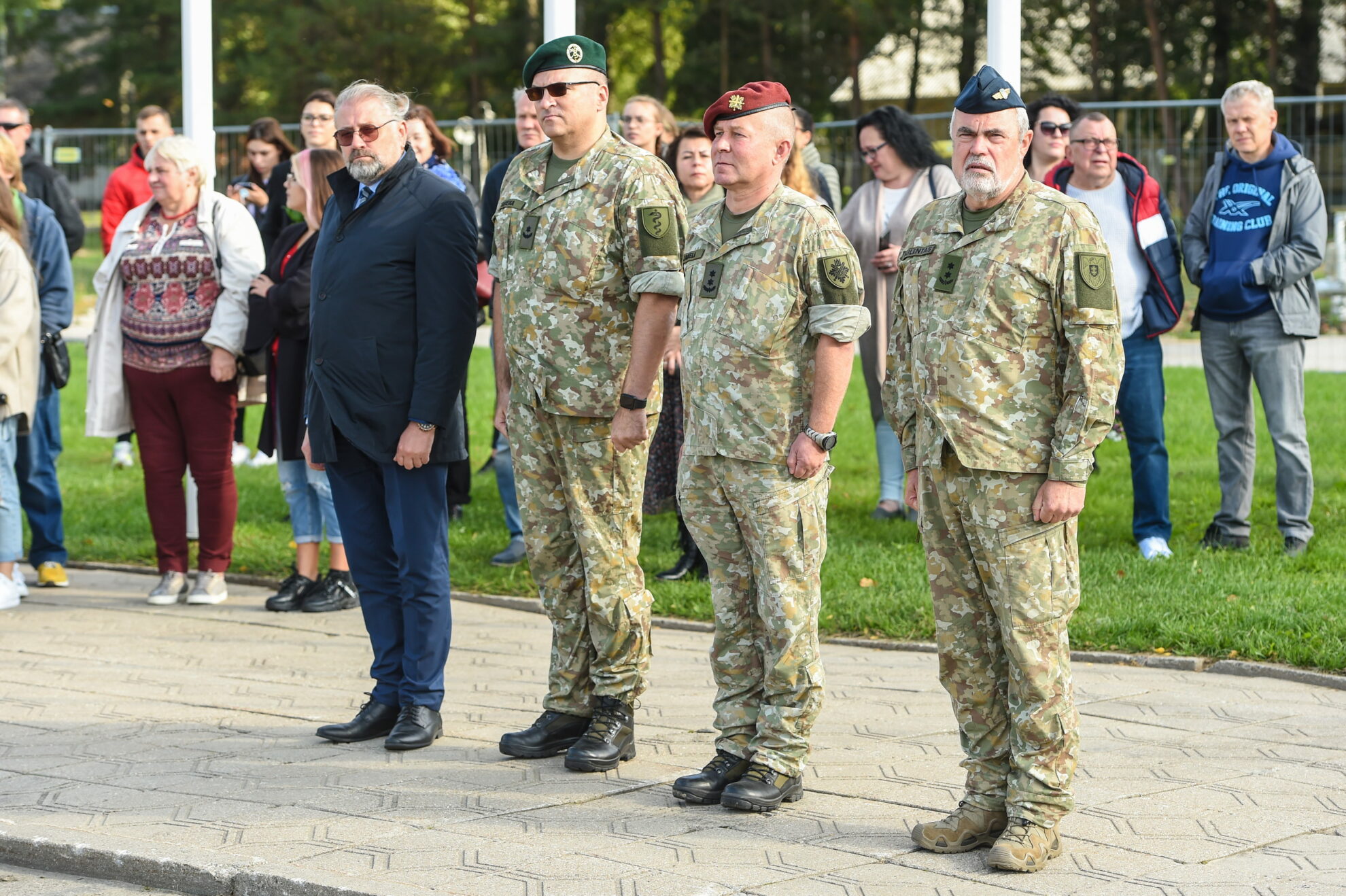 Šiandien Karaliaus Mindaugo husarų batalione vyko nuolatinę privalomąją pradinę karo tarnybą baigusių 330 karių išleidimo į atsargą ceremonija.