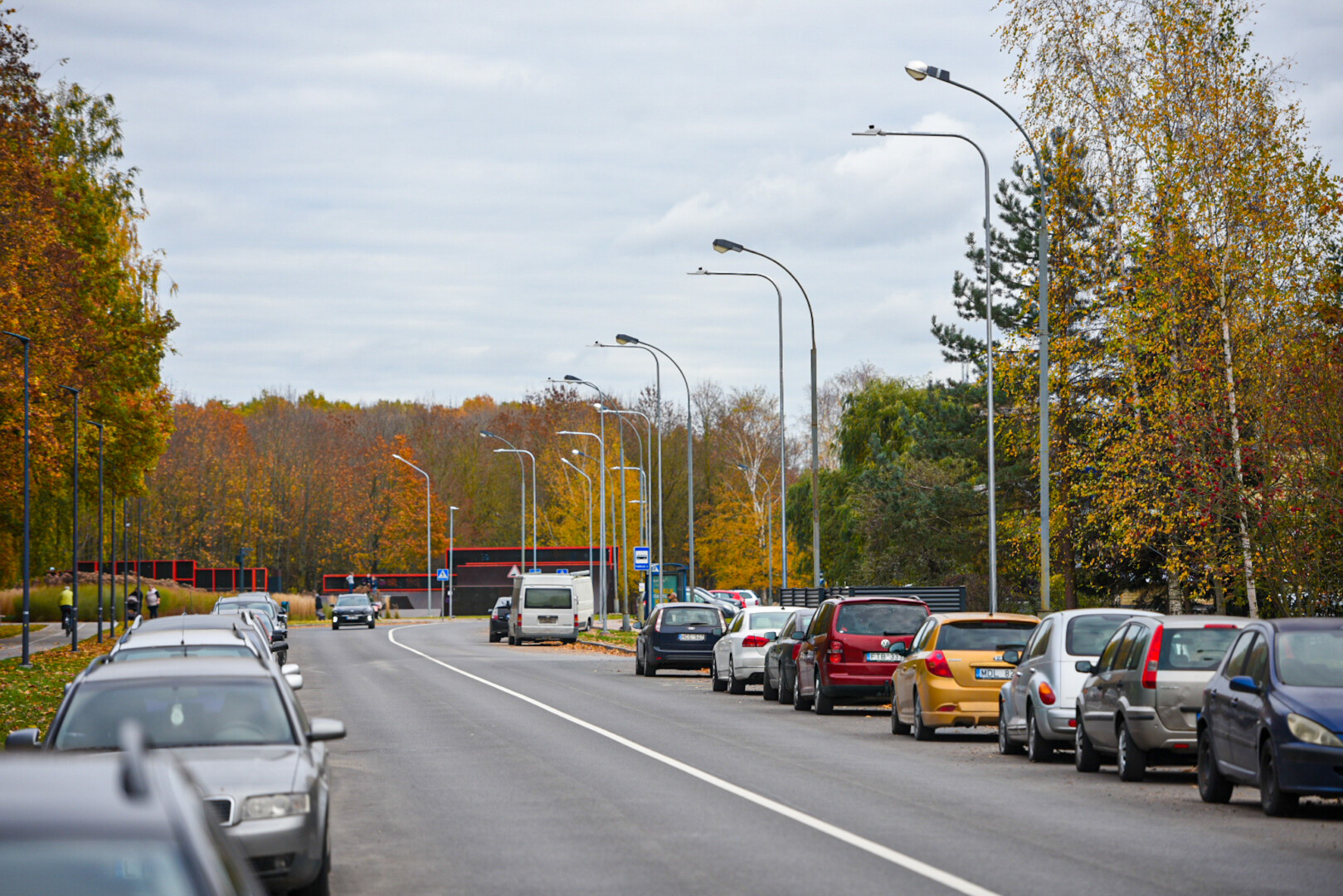 Panevėžiečiai jau ne pirmą savaitę priversti dalyvauti išlikimo iššūkyje – pervažiuok gatve aklinoje tamsoje.